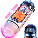 AAVibe Automated Male Sex Toy 4 Thrust Modes, 3D Sleeve, Heating. Hands-Free Pleasure for Men - AVYXO