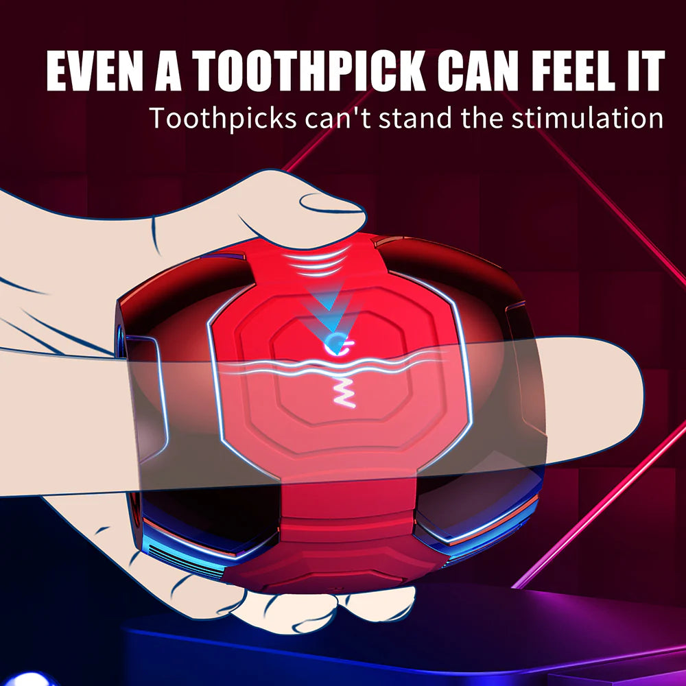 Male Masturbator Sex Toys for Men - Squeezable Penis Training Vibrator with 10 Vibration Modes Pocket Pussys - AVYXO