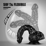 Dragon Monster Black Dildo - Diamimio 9 Inch Dildos Sex Toys for Women - AVYXO