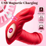 APP Remote Control Vibrator Sex Toys - Adult Toys Wearable Thrusting Dildo with 10 Thrusting - AVYXO