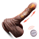 Thrusting Dildo Vibrator Sex Toy - 7.9' Realistic Dildos with 5 Thrusting & 7 Vibration,G spot Anal Vibrato - AVYXO