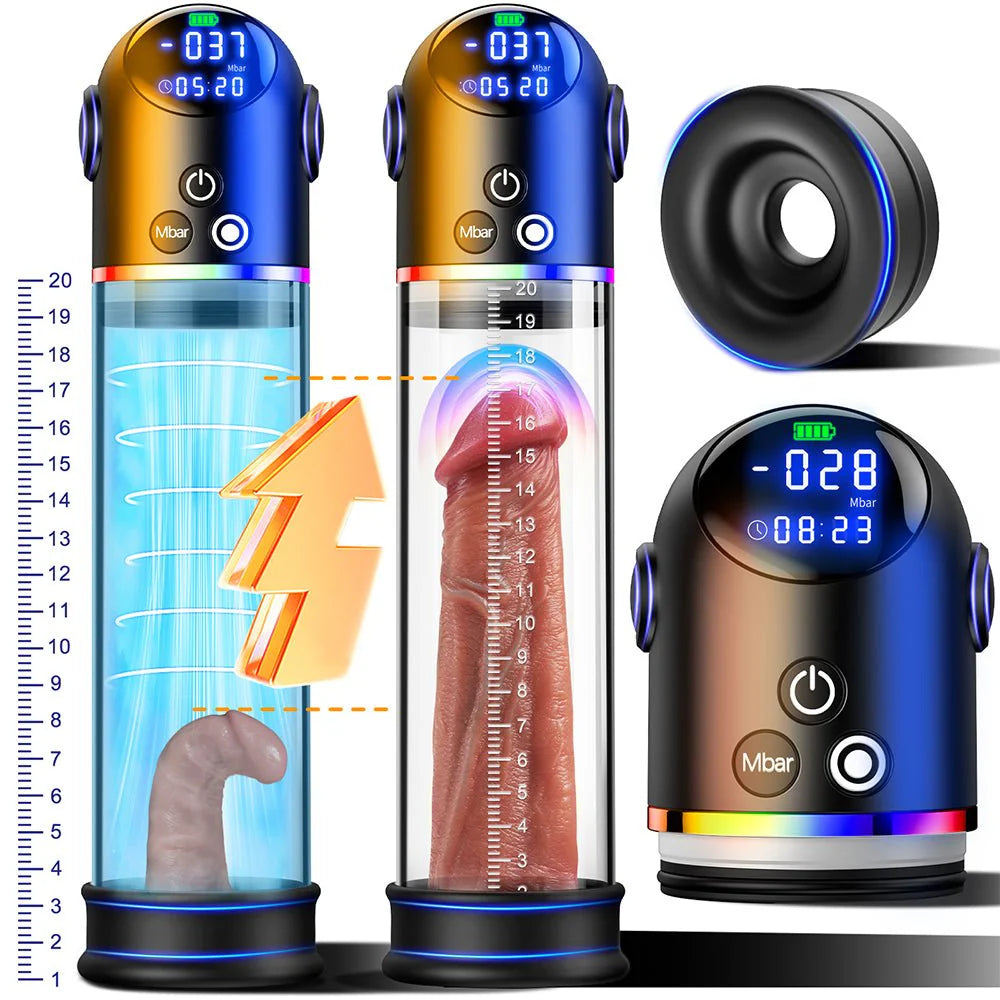 Automatic Penis Pump with 4 Suction Modes for Enlargement - AVYXO