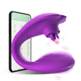 EllaVibe - APP Control, Clitoral Licking G Spot Vibrator with 20 Modes - AVYXO