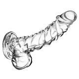 8.2 Inch Clear Dildo Sex Toys - Soft Realistic Dildos with Suction Cup Monster Dildo - AVYXO