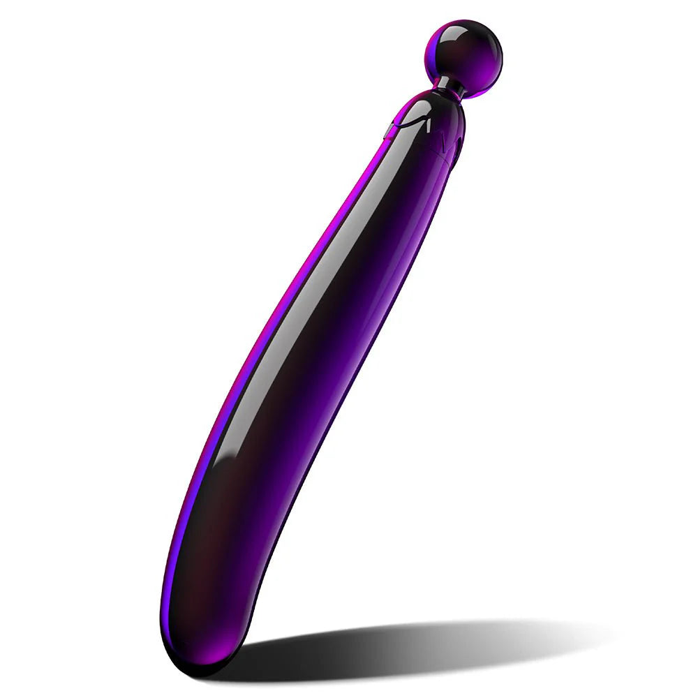 Clear Dildo G Spot Sex Toy - 10.6 Inch Pleasure Wand Double Head Anal Stimulator Sex Toys for Women - AVYXO