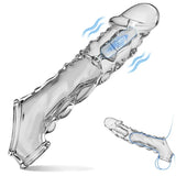 Reusable Penis Sleeve with 3.6 Inch Vibrating Ring - AVYXO