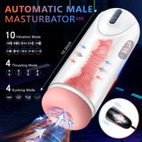 Multi-Function Male Masturbator - 4 Thrusts & 4 Suctions & 10 Vibration Modes - AVYXO