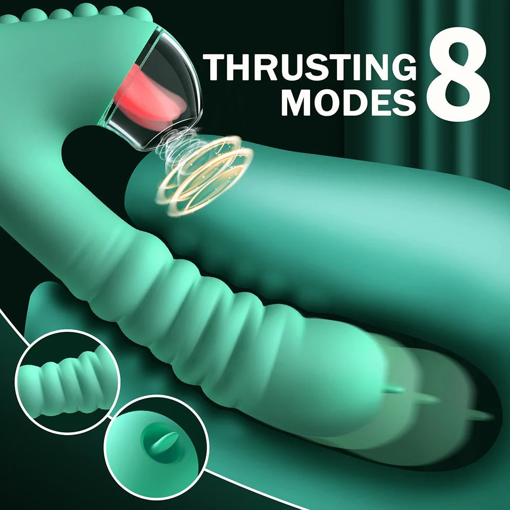 Thrusting Dildo Vibrator for Women Sex Toys Rabbit Vibrator - AVYXO