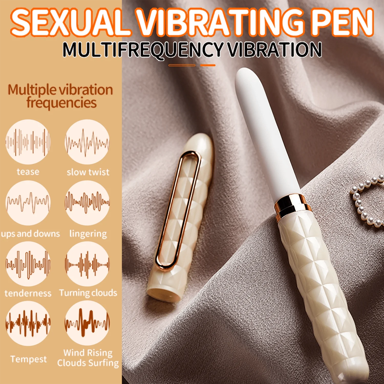 Adult Vibrating Orgasm Pen - Heated Clitoral & G-Spot Stimulator - AVYXO
