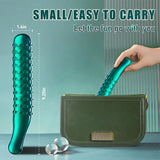 Clear G-spot Dildo: 9.25 Inch Pleasure Wand with Massage Beads Texture - AVYXO