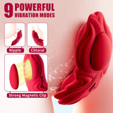 Wearable Panty Vibrator - Remote Control Clitoral Stimulator - AVYXO