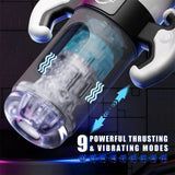 Automatic Male Masturbator - Male Sex Toy Stroker with 9 Thrusting & Vibrating Modes Blow job Toy - AVYXO