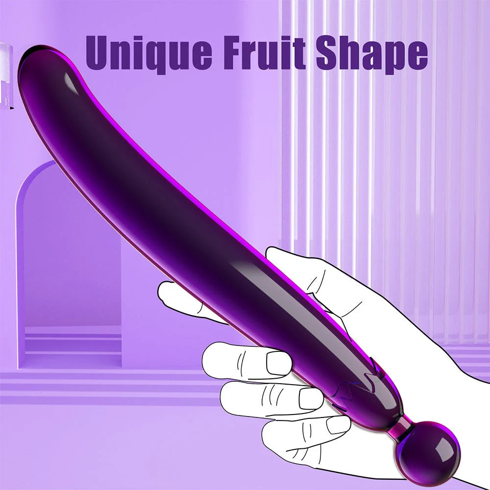 Clear Dildo G Spot Sex Toy - 10.6 Inch Pleasure Wand Double Head Anal Stimulator Sex Toys for Women - AVYXO