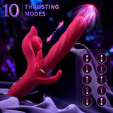 Premium 3-in-1 Rabbit Vibrator - Explore 10 Thrusting, 10 Flapping, and 10 Vibration Modes for Ultimate Women and Couples Pleasure - AVYXO