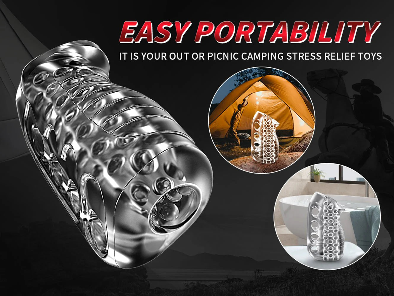 Male Masturbator Sex Toys Transparent Mens Strocker Cup - Soft TPE Pocket Pussy Masturbation Cup Sleeves - AVYXO