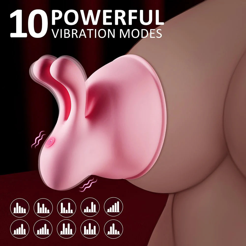 Experience Ultimate Pleasure: Wireless Nipple Vibrator with 10 Speed Modes! - AVYXO