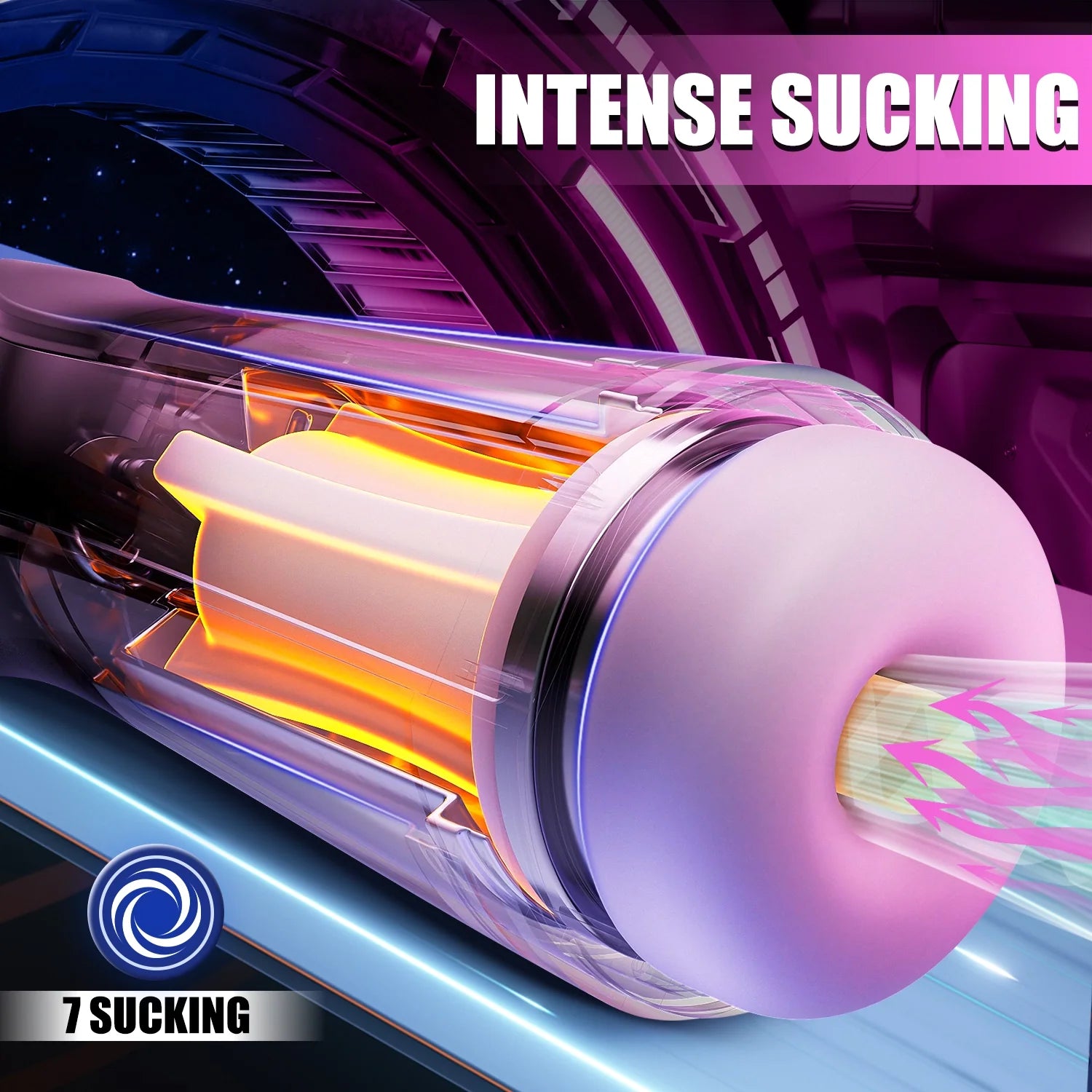 Automatic Male Masturbation Cup - Swivel, Thrust, 7 Sucking & Shock Modes - AVYXO