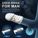Penis Ring Penis Sleeve Sex Toys-Penis Enlargement Sexual Stamina Extension Sex Toy - AVYXO