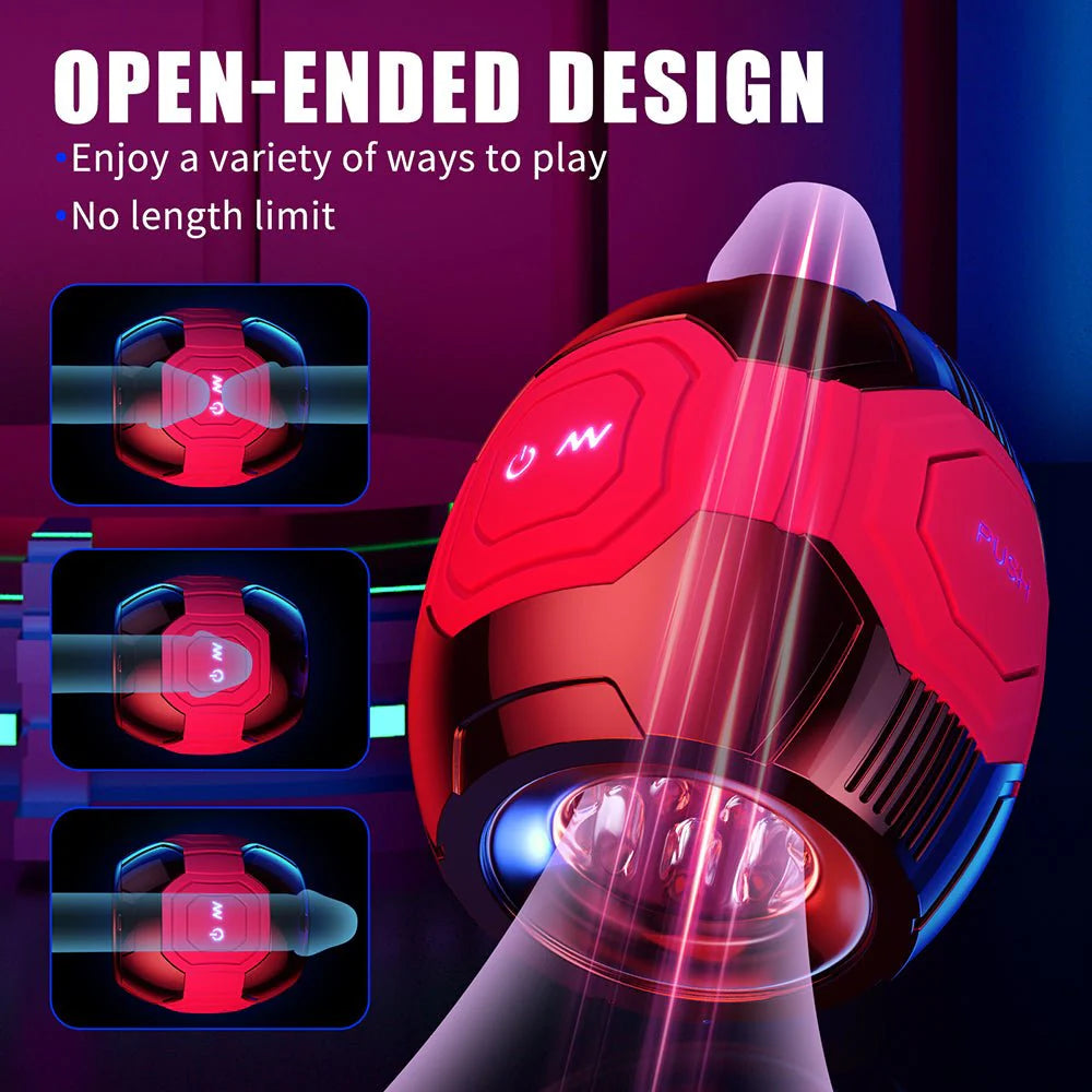 Male Masturbator Sex Toys for Men - Squeezable Penis Training Vibrator with 10 Vibration Modes Pocket Pussys - AVYXO