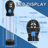 Penis Pump Male Masturbators with 6 Suction Intensities and Suction Modes, Electric Penis Vacuum Pump - AVYXO