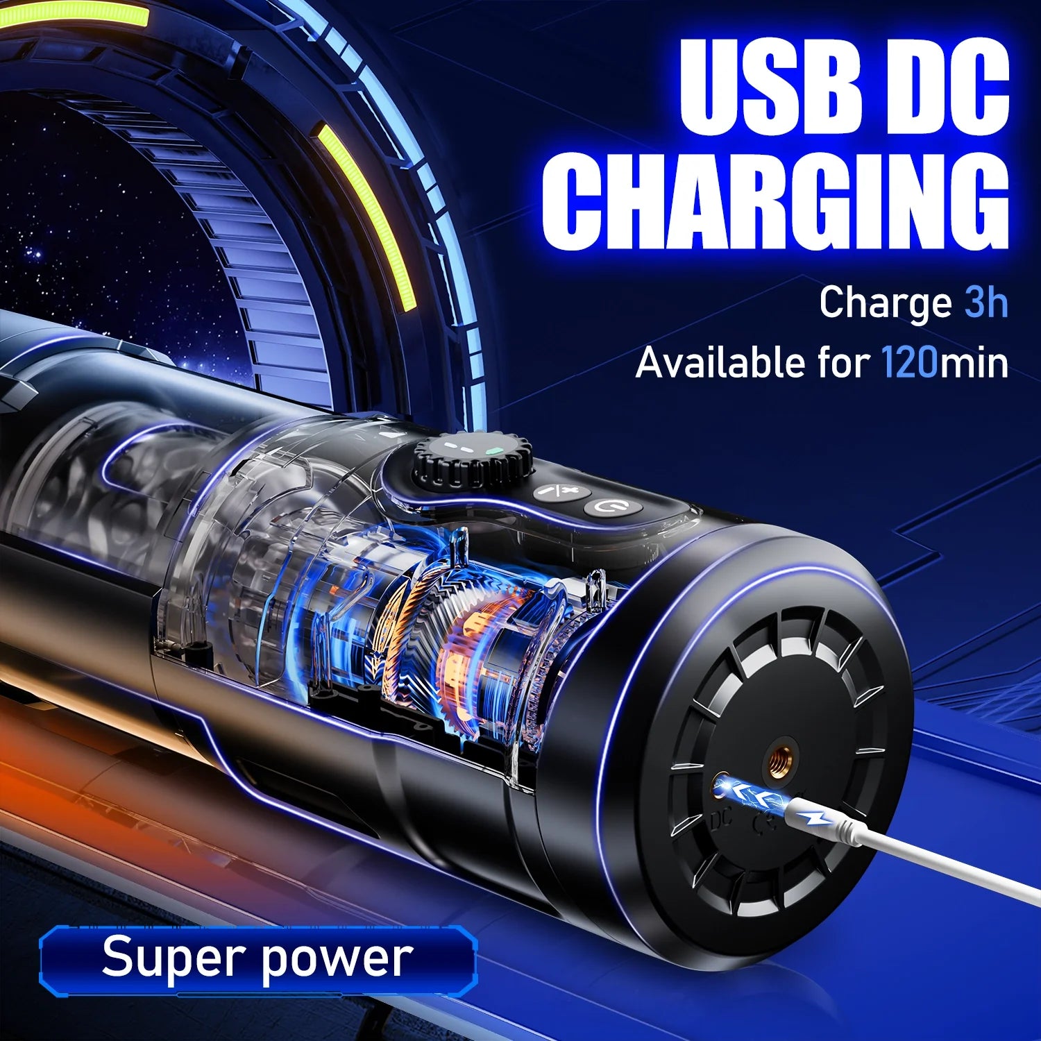 Automatic Male Masturbation Cup - 5 Frequency Modes & Infinite Speed - AVYXO