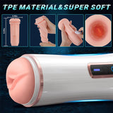 PreviousNext Automatic Male Masturbator Cup - Hands Free Masturbators Stroker with 10 Vibrating Modes Male Pleasure Blowjob Machine - AVYXO