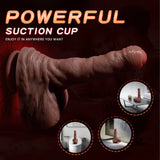 Thrusting Dildo Vibrator Sex Toy - 7.9' Realistic Dildos with 5 Thrusting & 7 Vibration,G spot Anal Vibrato - AVYXO