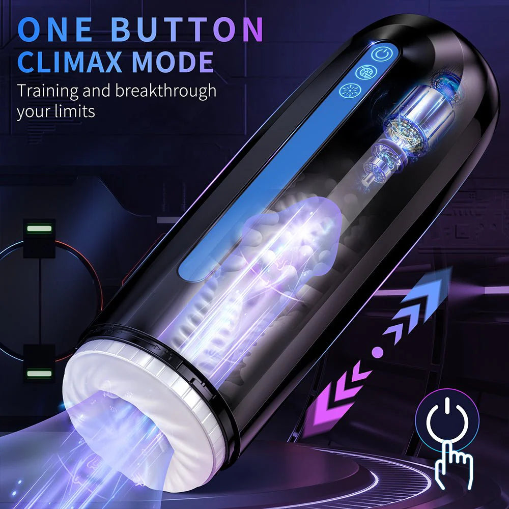 PreviousNext Automatic Male Masturbator,Male Sex Toys with 7 Thrusting & Vibration Modes Electric Pocket Pussy - AVYXO