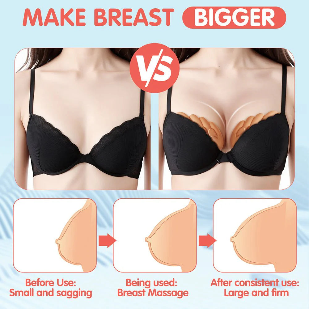 Angel Wings Breast Vibrator - 7-Mode Nipple Stimulator with Remote Control - AVYXO