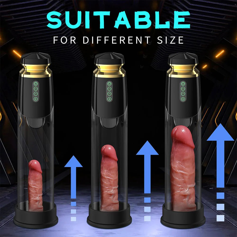 Electric Penis Vacuum Pump - Male Sex Toys Extender for Effective Penis Enlargement with 5 Suction Modes - Adult Sex Toy - AVYXO