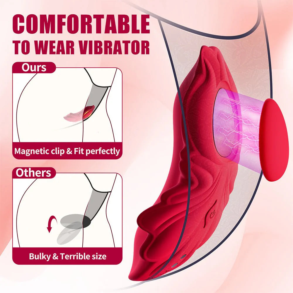 Wearable Panty Vibrator - Remote Control Clitoral Stimulator - AVYXO