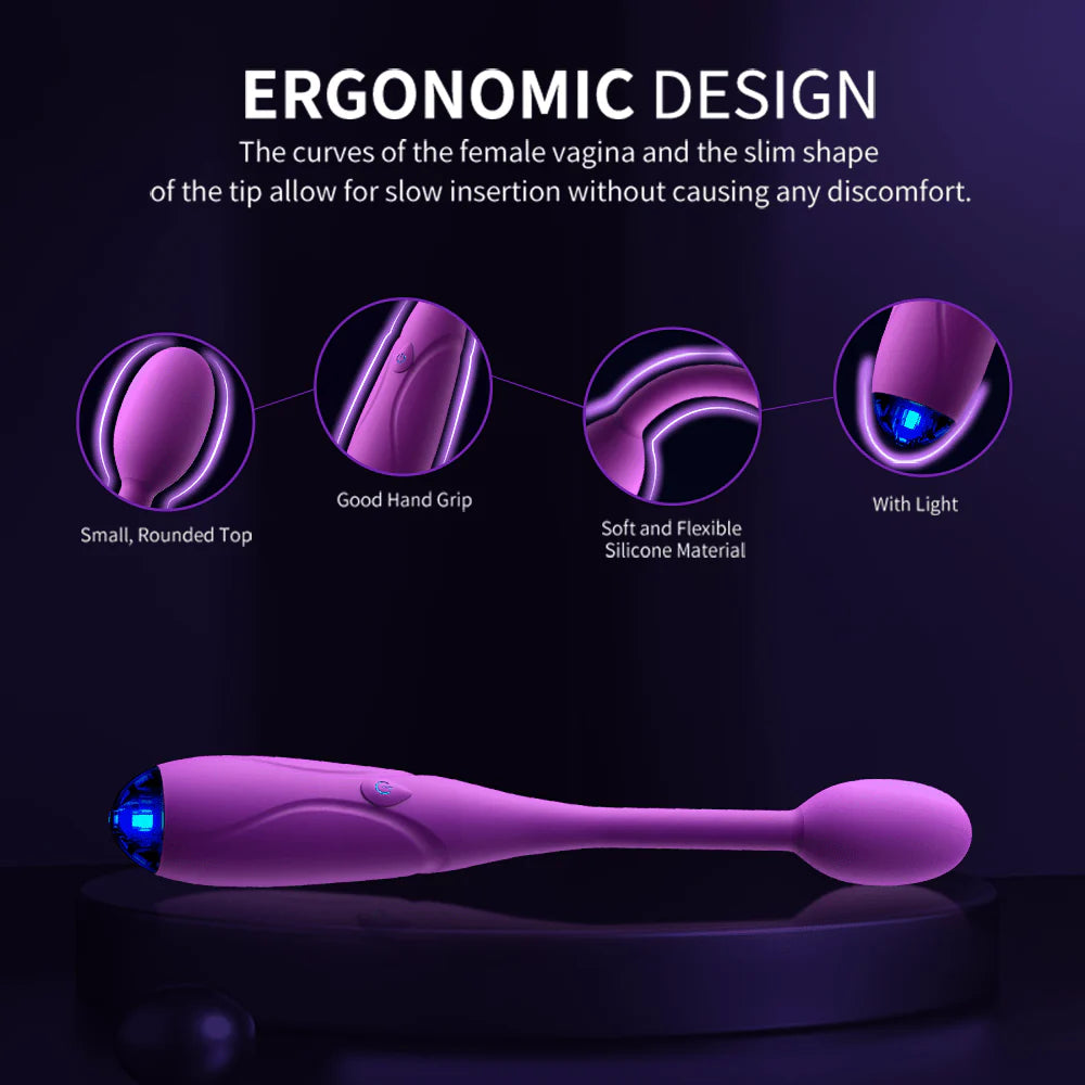 Silicone Clitoral Stimulator with 10 Vibration Patterns for G-spot & Anal - AVYXO
