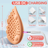 Angel Wings Breast Vibrator - 7-Mode Nipple Stimulator with Remote Control - AVYXO