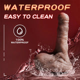 Thrusting Dildo Vibrator Sex Toy - 7.9' Realistic Dildos with 5 Thrusting & 7 Vibration,G spot Anal Vibrato - AVYXO