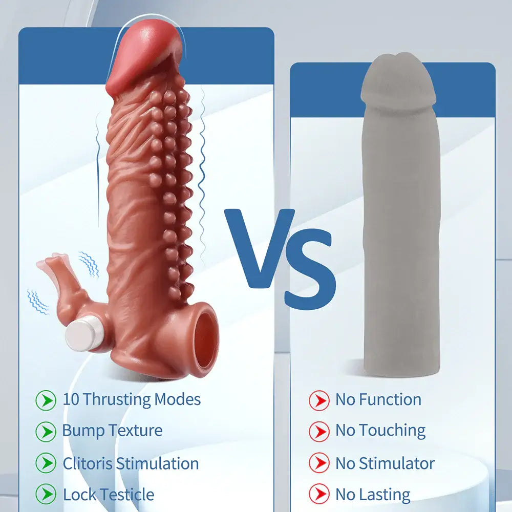 Penis Sleeve Cock Sleeve Vibrator – Enhance Pleasure & Performance