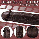 Thrusting Dildo Vibrator Sex Toys with 5 Thrusting 8 Vibration Modes, 9.5 inch Dildos for Women Realistic Vibrating Dildo - AVYXO