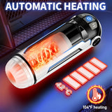 AAVibe Automated Male Sex Toy 4 Thrust Modes, 3D Sleeve, Heating. Hands-Free Pleasure for Men - AVYXO