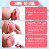 Vibrator Nipple Sex Toys for Women - Vibrating Nipple Clamps with 10 Powerful Vibration Modes Sucking Stimulator Massager - AVYXO
