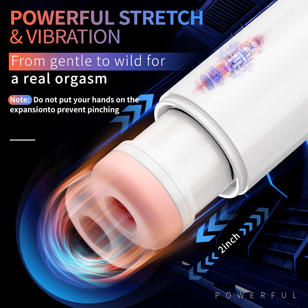 Multi-Function Male Masturbator - 4 Thrusts & 4 Suctions & 10 Vibration Modes - AVYXO