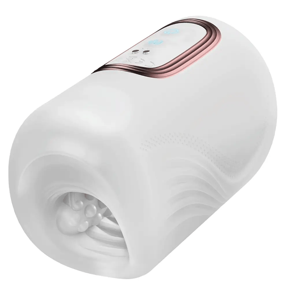 Automatic Male Masturbators Sex Toy - Male Sex Toys for Penis Stroker with 10 Tapping & 10 Vibrating Modes - AVYXO