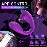 EllaVibe - APP Control, Clitoral Licking G Spot Vibrator with 20 Modes - AVYXO