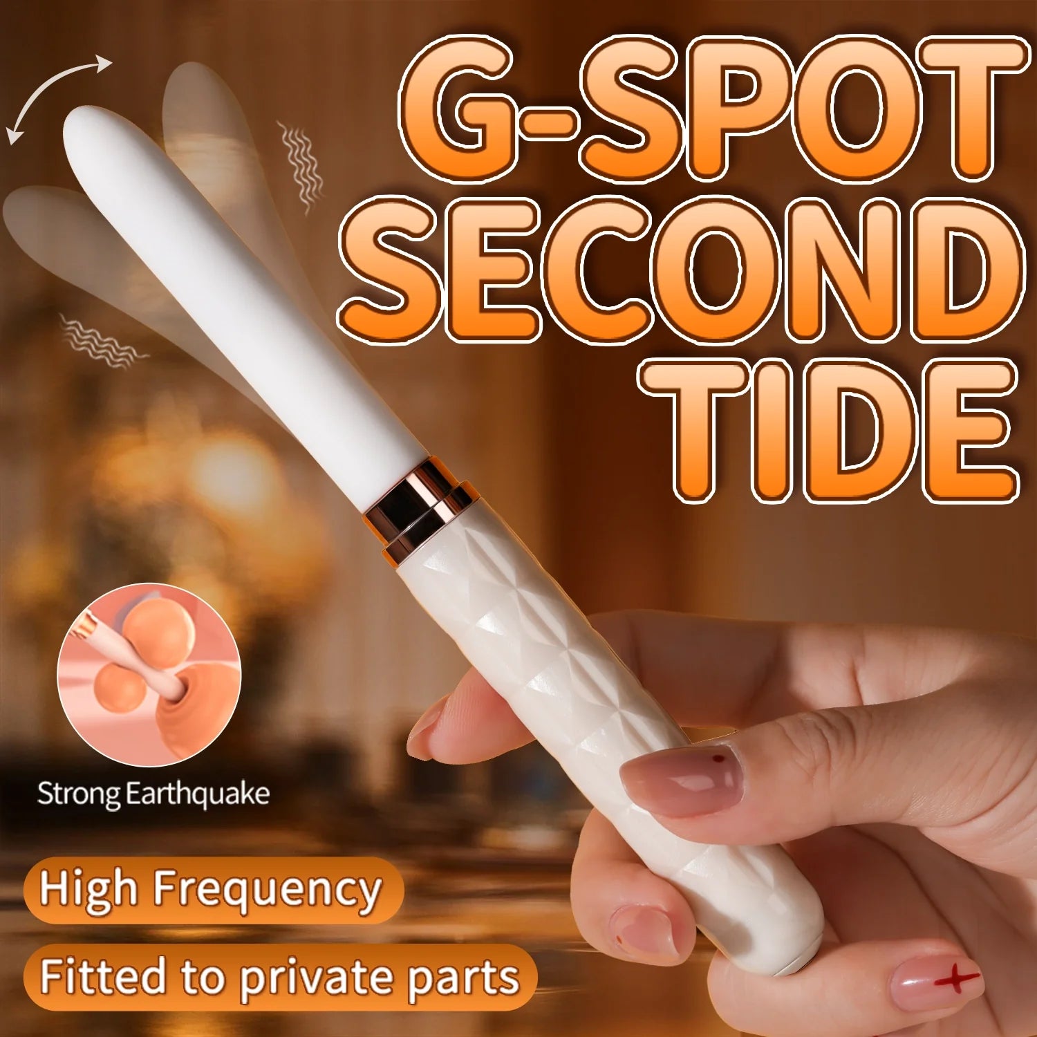 Adult Vibrating Orgasm Pen - Heated Clitoral & G-Spot Stimulator - AVYXO