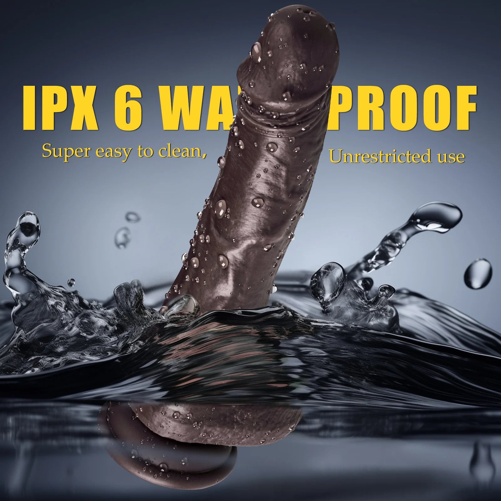 Thrusting Dildo Adult Sex Toys, Remote Control Heated Black Realistic Dildos With 9 Thrusting & Vibrating Modes For G-Spots Clit Anal Stimulater - AVYXO