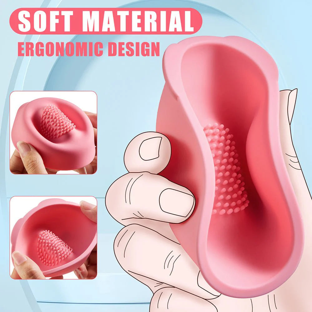 Vibrator Nipple Sex Toys for Women - Vibrating Nipple Clamps with 10 Powerful Vibration Modes Sucking Stimulator Massager - AVYXO