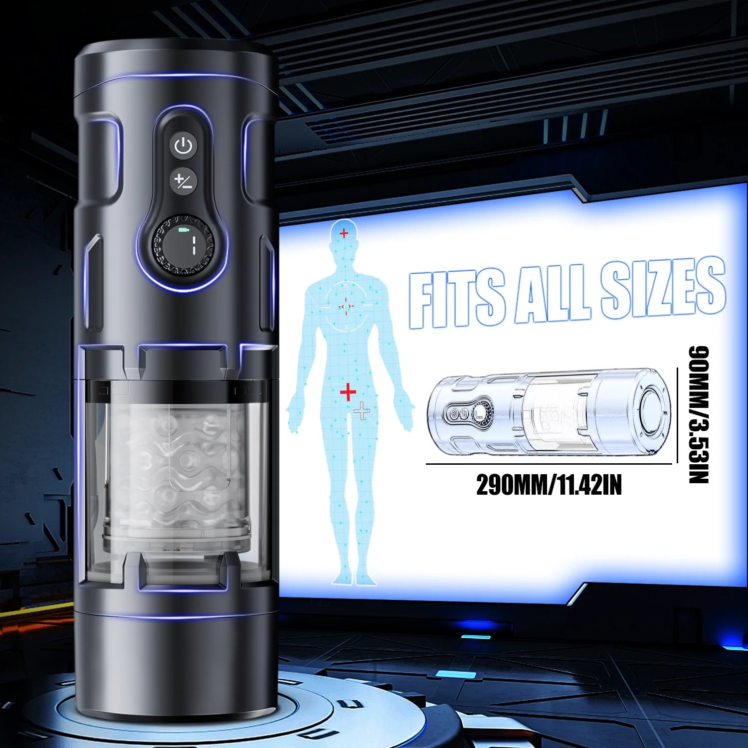 Automatic Male Masturbation Cup - 5 Frequency Modes & Infinite Speed - AVYXO