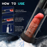 Electric Penis Vacuum Pump - Male Sex Toys Extender for Effective Penis Enlargement with 5 Suction Modes - Adult Sex Toy - AVYXO