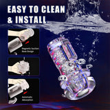 Automatic Male Masturbator - Male Sex Toy Stroker with 9 Thrusting & Vibrating Modes Blow job Toy - AVYXO