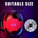 Male Masturbator Sex Toys for Men - Squeezable Penis Training Vibrator with 10 Vibration Modes Pocket Pussys - AVYXO