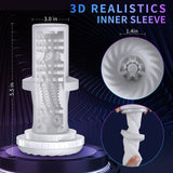 PreviousNext Automatic Male Masturbator,Male Sex Toys with 7 Thrusting & Vibration Modes Electric Pocket Pussy - AVYXO