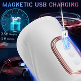 Automatic Male Masturbators Sex Toy - Male Sex Toys for Penis Stroker with 10 Tapping & 10 Vibrating Modes - AVYXO